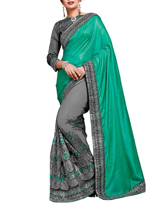 pink art silk kanjivaram saree with blouse - 12516048 - Very Small Image - 1