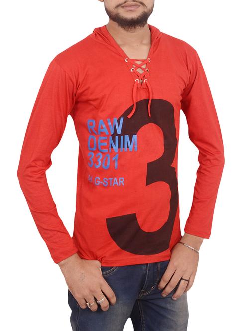 red cotton tshirt - 12519751 - Very Small Image - 1