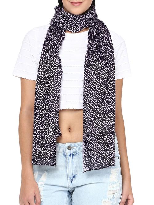 purple viscose scarf - 12520225 - Very Small Image - 1