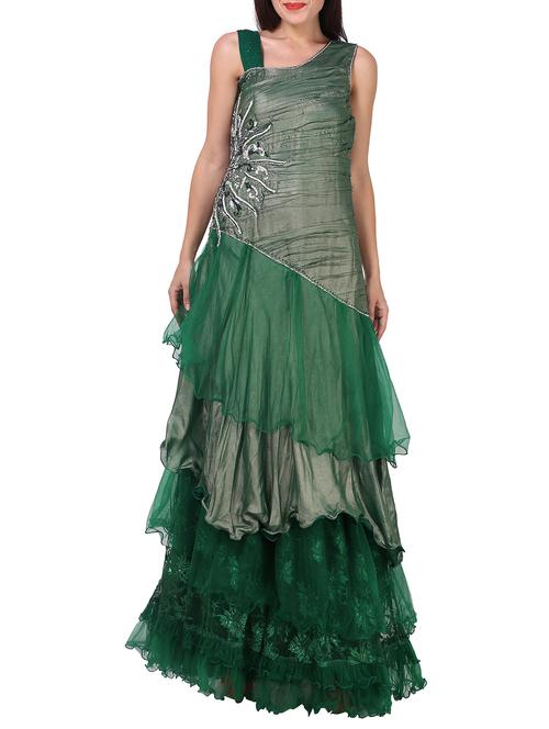 green net gown - 12524277 - Very Small Image - 1