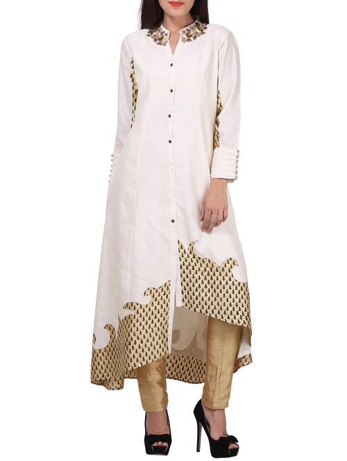 cream straight pant  suit - 12524566 - Very Small Image - 1