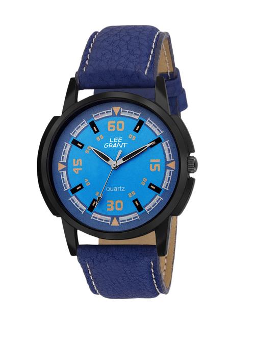 round dail blue analog watch - 12525453 - Very Small Image - 1