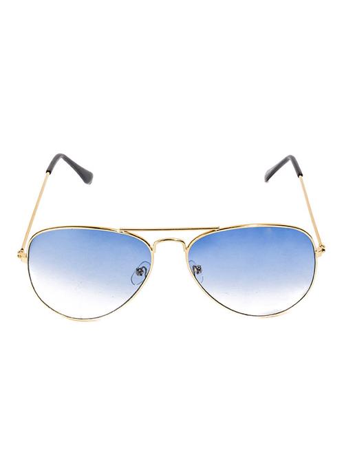 blue metal aviator men sunglass - 12526497 - Very Small Image - 1