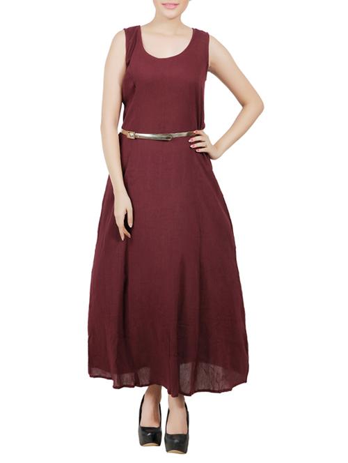red crepe dress - 12527410 - Very Small Image - 1