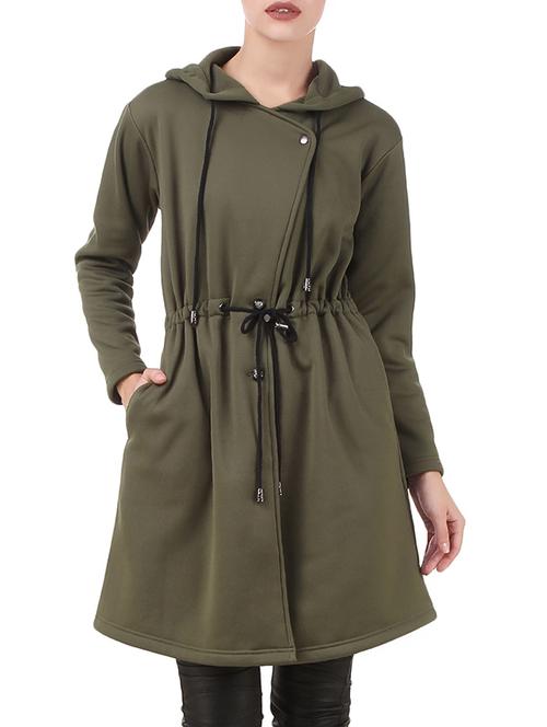 green long over coat - 12546928 - Very Small Image - 1