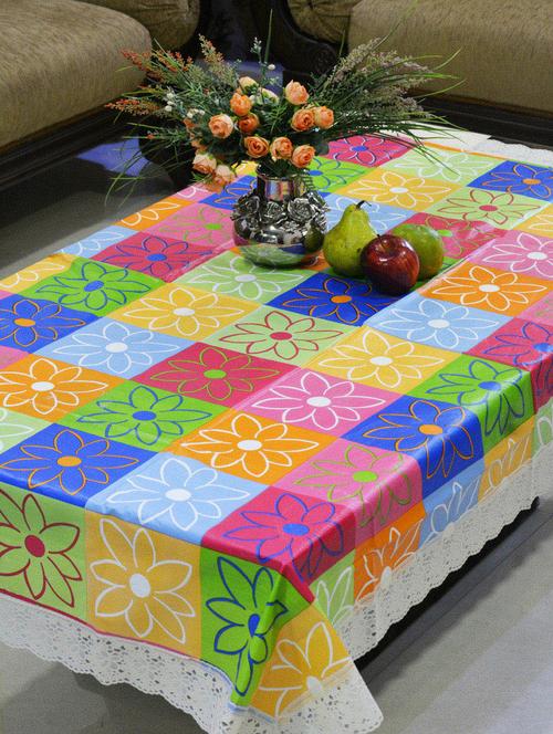multicolor pvc printed laced table cover - 1254745 - Very Small Image - 1