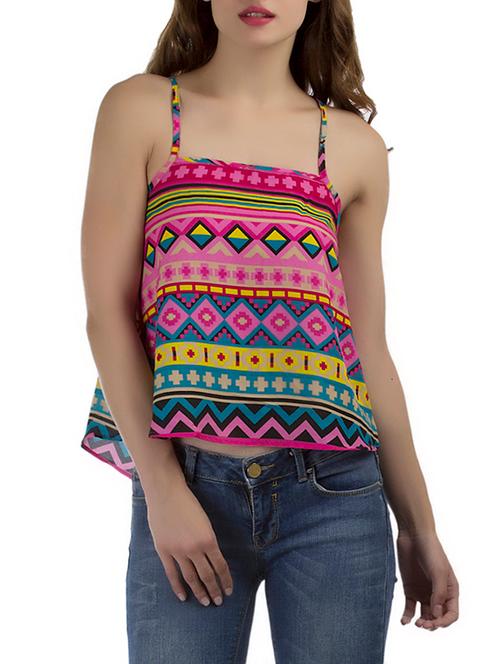 a-line criss-cross back top - 12552333 - Very Small Image - 1