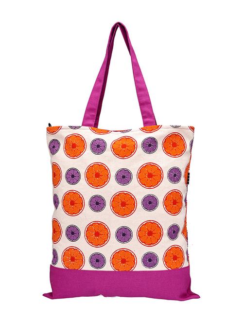 multi printed canvas tote - 12553799 - Very Small Image - 1