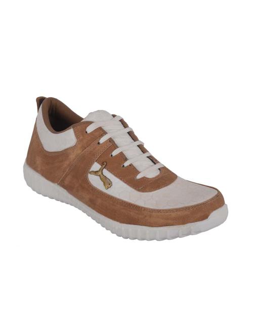 brown synthetic lace up shoes - 12557156 - Very Small Image - 1