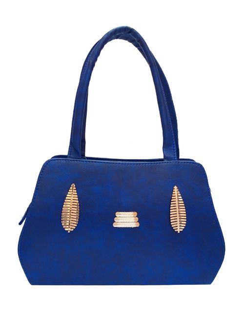 Blue leatherette handbag - 12558590 - Very Small Image - 1