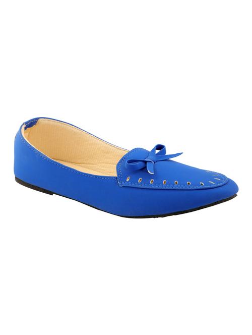 blue suede slip on ballerina - 12558640 - Very Small Image - 1