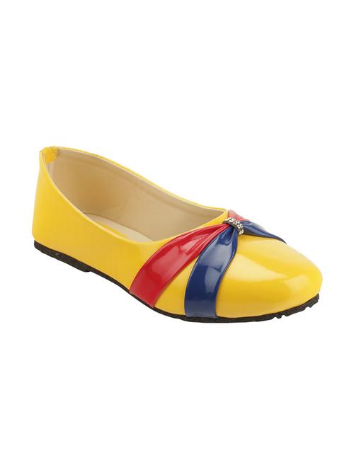 yellow pvc slip on ballerina - 12558665 - Very Small Image - 1
