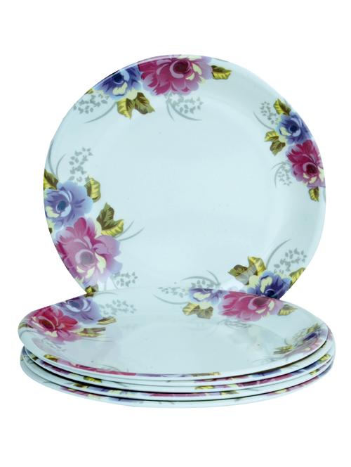set of 6 kjaggs half plate floral print -melamine - 12565521 - Very Small Image - 1