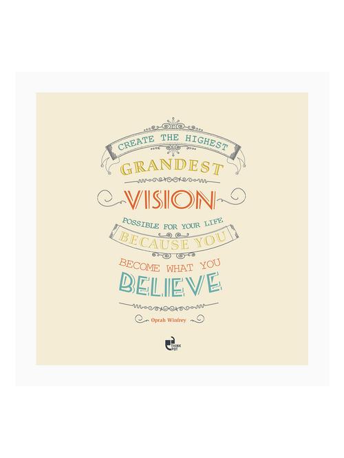 you become what you believe white square frame - 12565543 - Very Small Image - 1