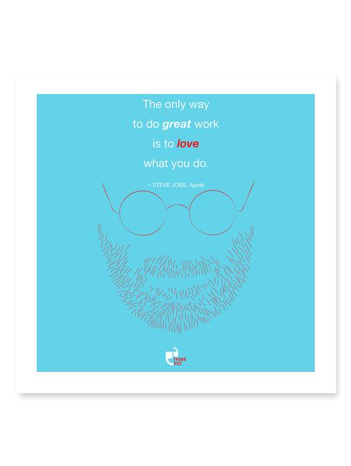 the only way to do great work white square frame - 12565573 - Very Small Image - 1