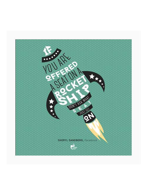 if you are offered a seat white square frame - 12565588 - Very Small Image - 1