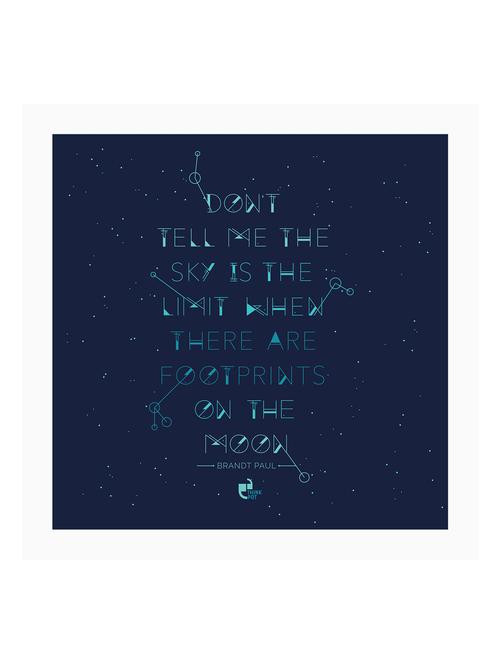 don't tell me sky is the limit white square frame - 12565604 - Very Small Image - 1