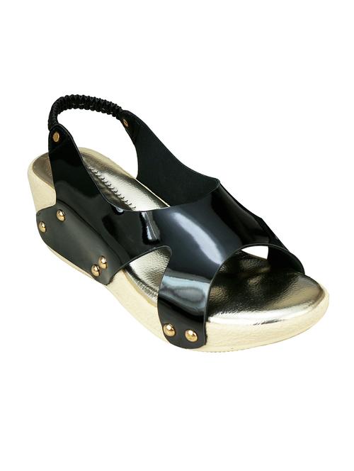 black back strap sandal - 12566422 - Very Small Image - 1