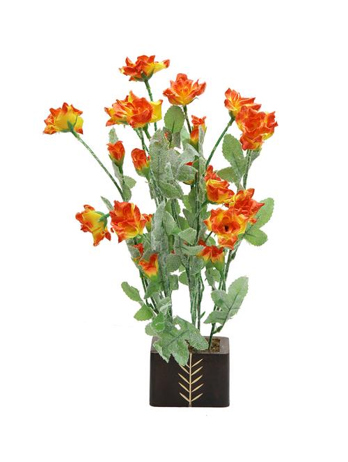 Random Artificial Potted Wild Orange Flower Plant - 12566775 - Very Small Image - 1