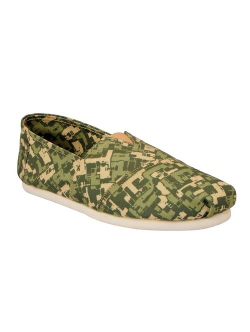 green canvas slip on espadrilles - 12568591 - Very Small Image - 1