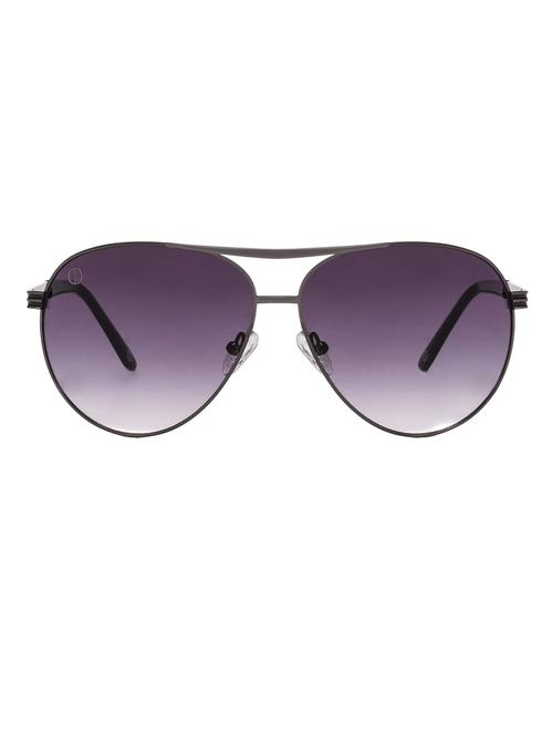 gunmetal and grey uv protected aviators - 12571971 - Very Small Image - 1
