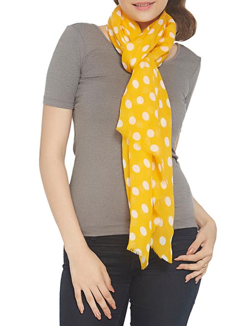yellow viscose scarf - 12575222 - Very Small Image - 1