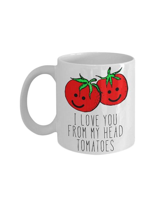 tomatoes white mug - 12575884 - Very Small Image - 1