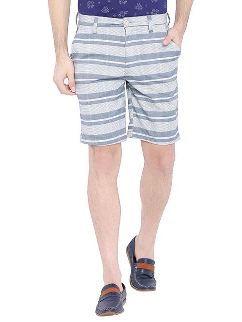 light blue polyester blend shorts - 12576661 - Very Small Image - 1