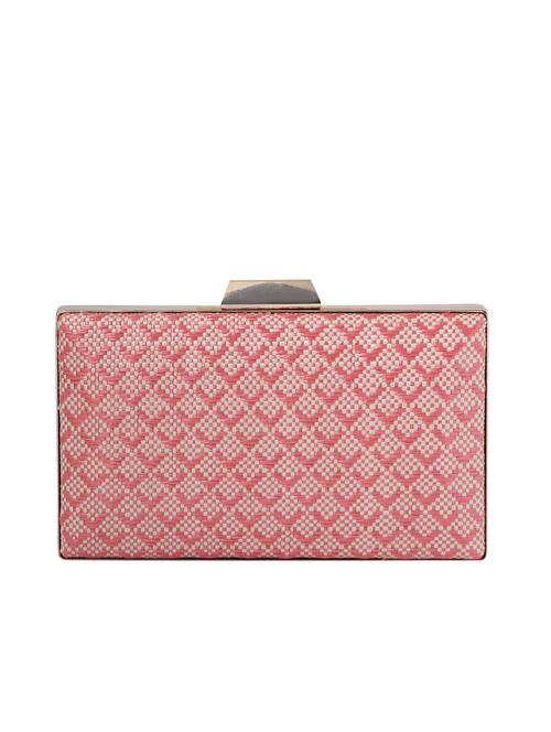 pink leatherette clutch - 12577957 - Very Small Image - 1