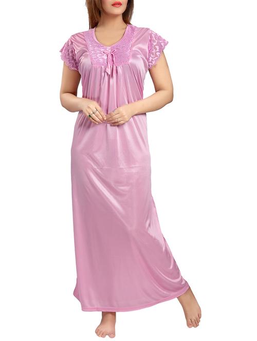 pink satin gown - 12579005 - Very Small Image - 1