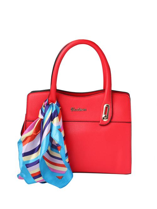 red leatherette handbag - 12579050 - Very Small Image - 1