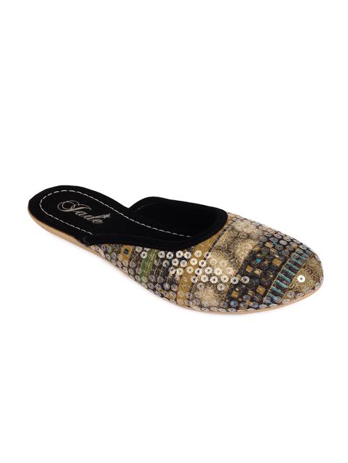 black sequin worked synthetic slip on - 1257970 - Very Small Image - 1