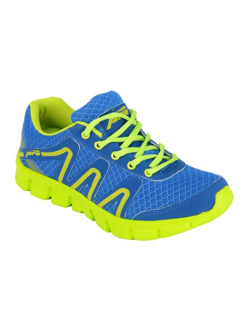blue faux leather sport shoes - 12580285 - Very Small Image - 1