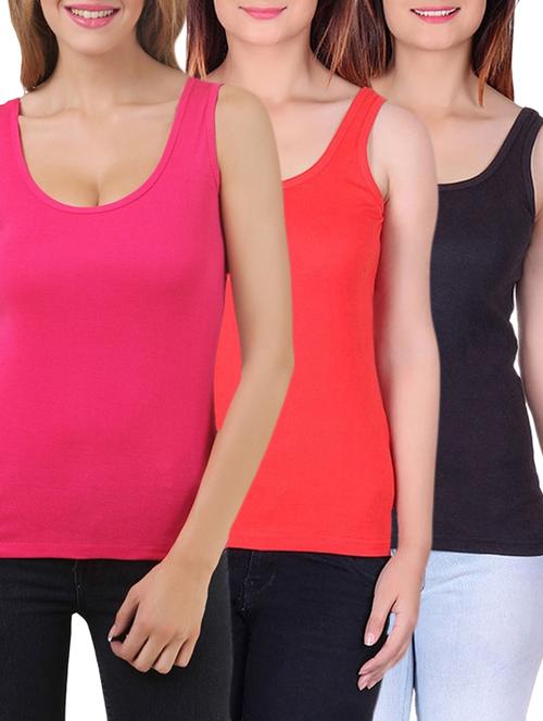 set of 3 solid camisoles  - 12580609 - Very Small Image - 1