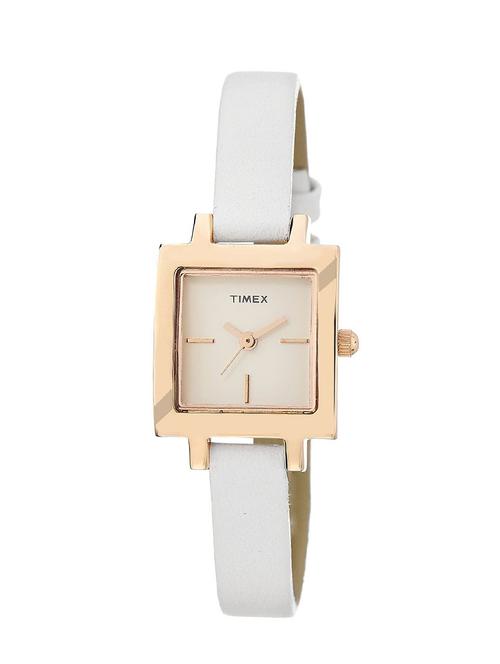 timex fashion white dial women's watch-twel11203 - 12584460 - Very Small Image - 1