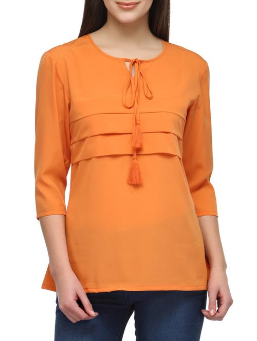 orange polyester regular top - 12585823 - Very Small Image - 1