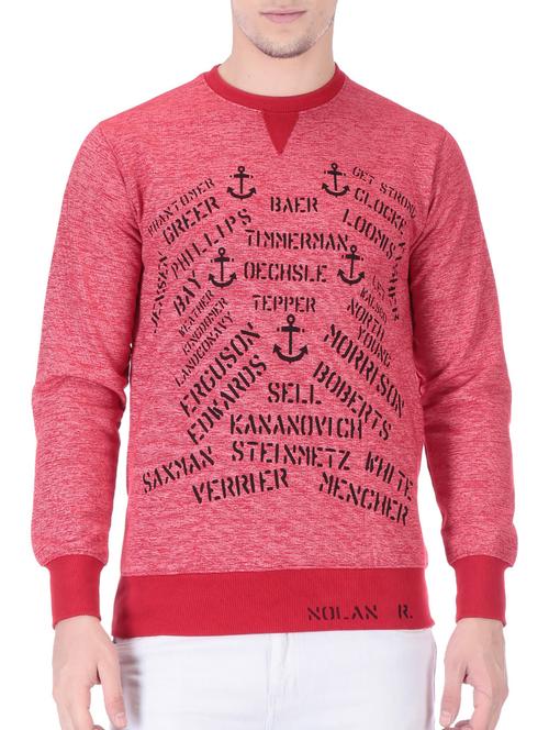 red fleece sweatshirt - 12585927 - Very Small Image - 1