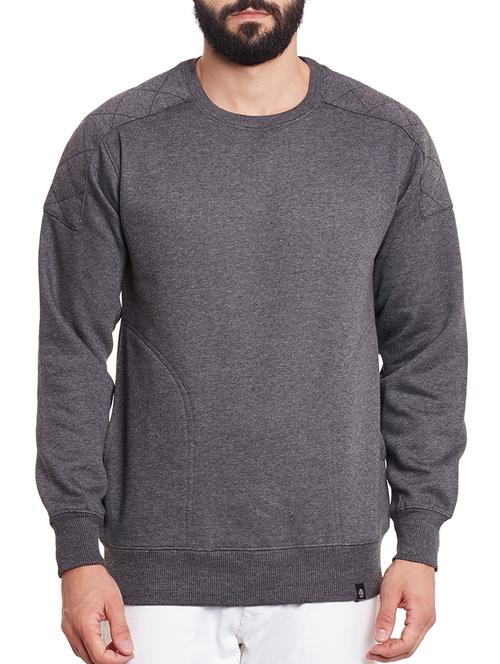 grey fleece sweatshirt - 12585996 - Very Small Image - 1