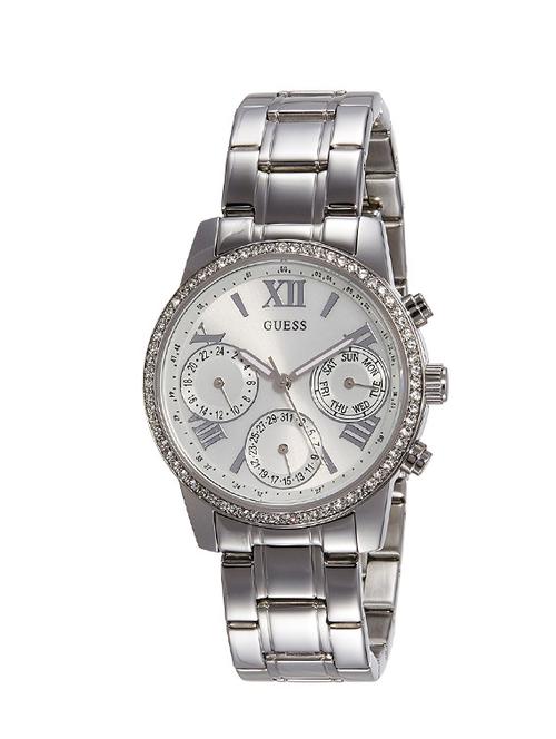 guess analog white dial women's watch - w0623l1 - 12586738 - Very Small Image - 1