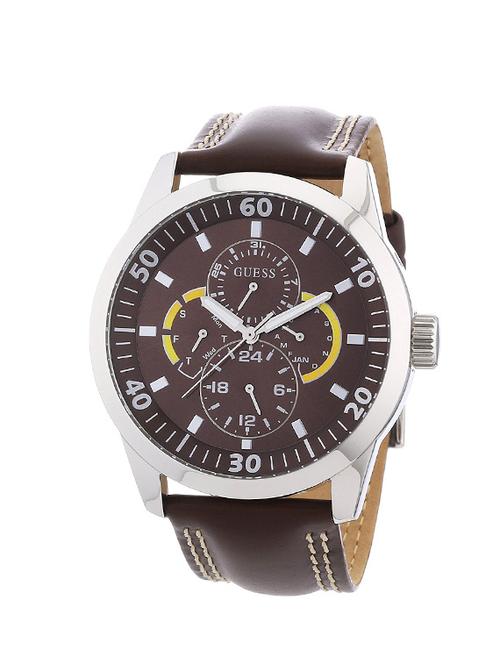 guess analog brown dial men's watch - w95046g2 - 12586784 - Very Small Image - 1