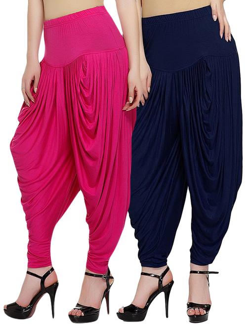 set of 2 multicolored cotton salwars - 12588351 - Very Small Image - 1