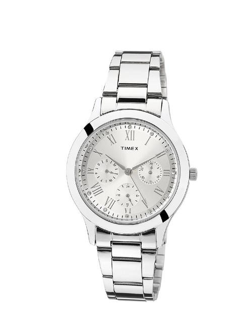 timex analogue silver dial men's watch - tw000z100 - 12588419 - Very Small Image - 1