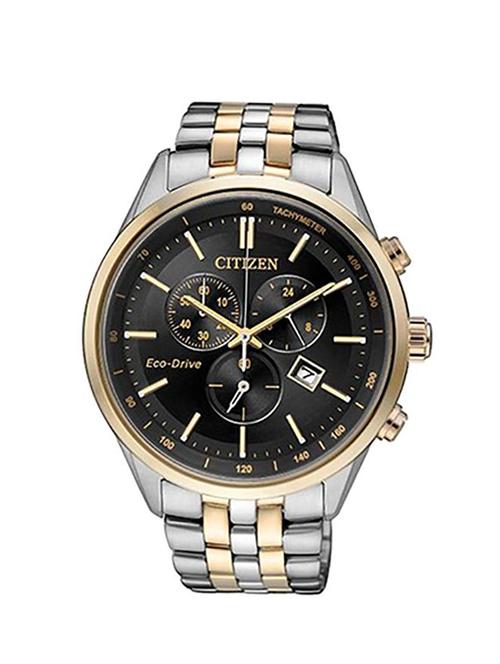 citizen black dial men's chronograph watch - at2144-54e - 12588531 - Very Small Image - 1