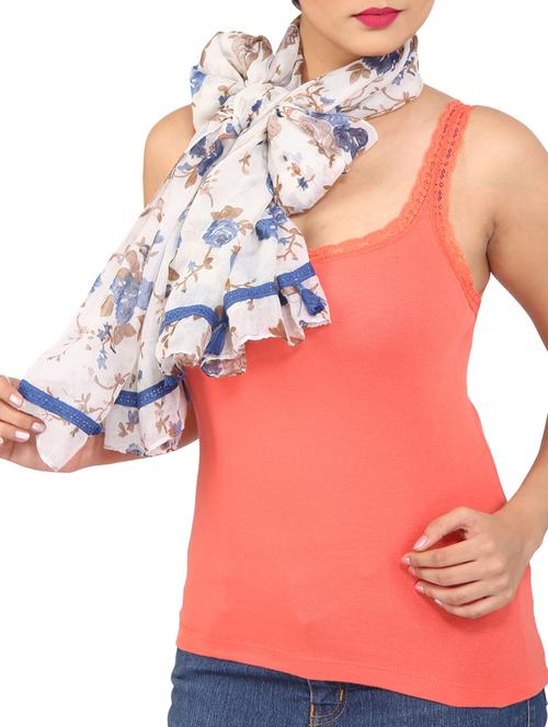 white polyester stole - 12589375 - Very Small Image - 1