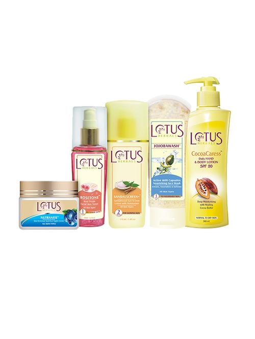 lotus herbals normal skin regime kit 5pcs - 12592432 - Very Small Image - 1
