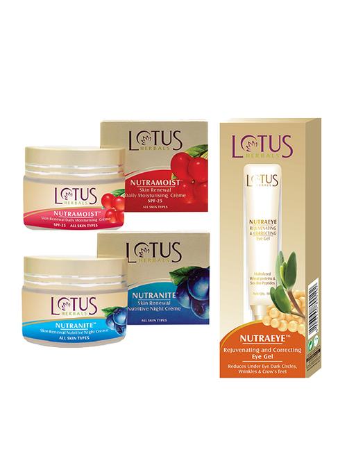 lotus herbals skin care combo pack 3pcs - 12592440 - Very Small Image - 1
