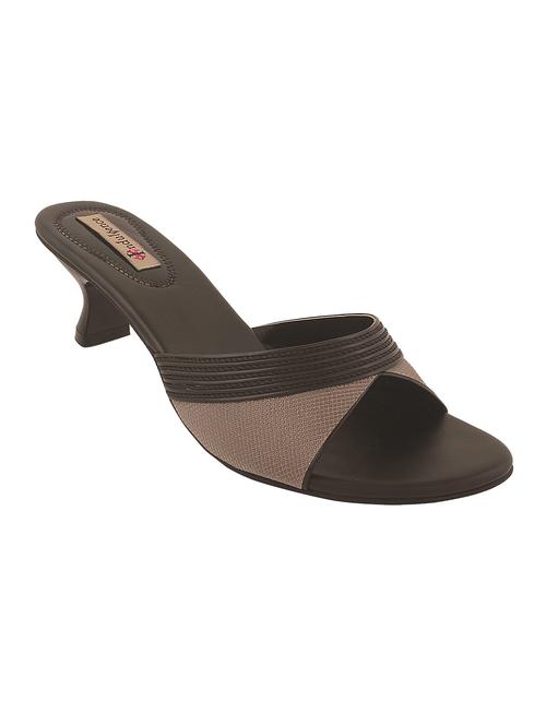 black leatherette sandals - 12648621 - Very Small Image - 1