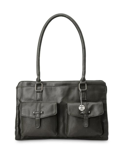 olive green leatherette handbag - 1268229 - Very Small Image - 1