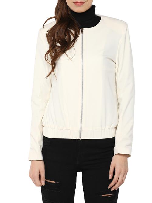 white polyester jacket - 12691244 - Very Small Image - 1