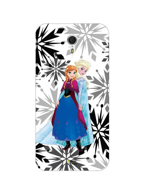hamee disney princess frozen official licensed hard back case cover for coolpad mega 2.5 d (anna elda / snowflakes) - 12696380 - Very Small Image - 1